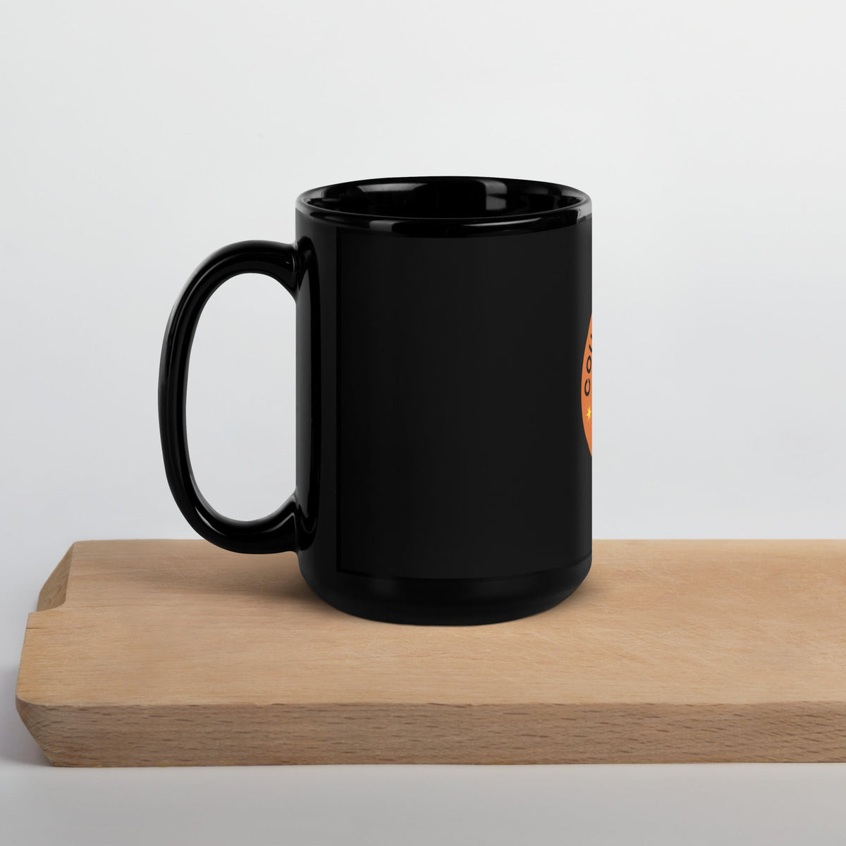Country Ridge Lights Black Glossy Mug - Country Ridge Lights